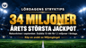 Årets största jackpot på Stryktipset - Miljongänget laddar för 34 miljoner