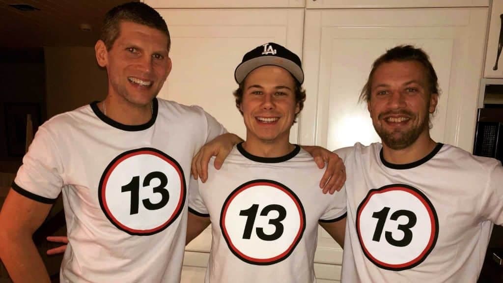 Michel Svensson och Miljongänget firar storvinsten på 9,5 miljoner kronor