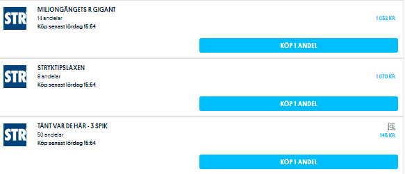 Köp en andel hos Svenska Spel